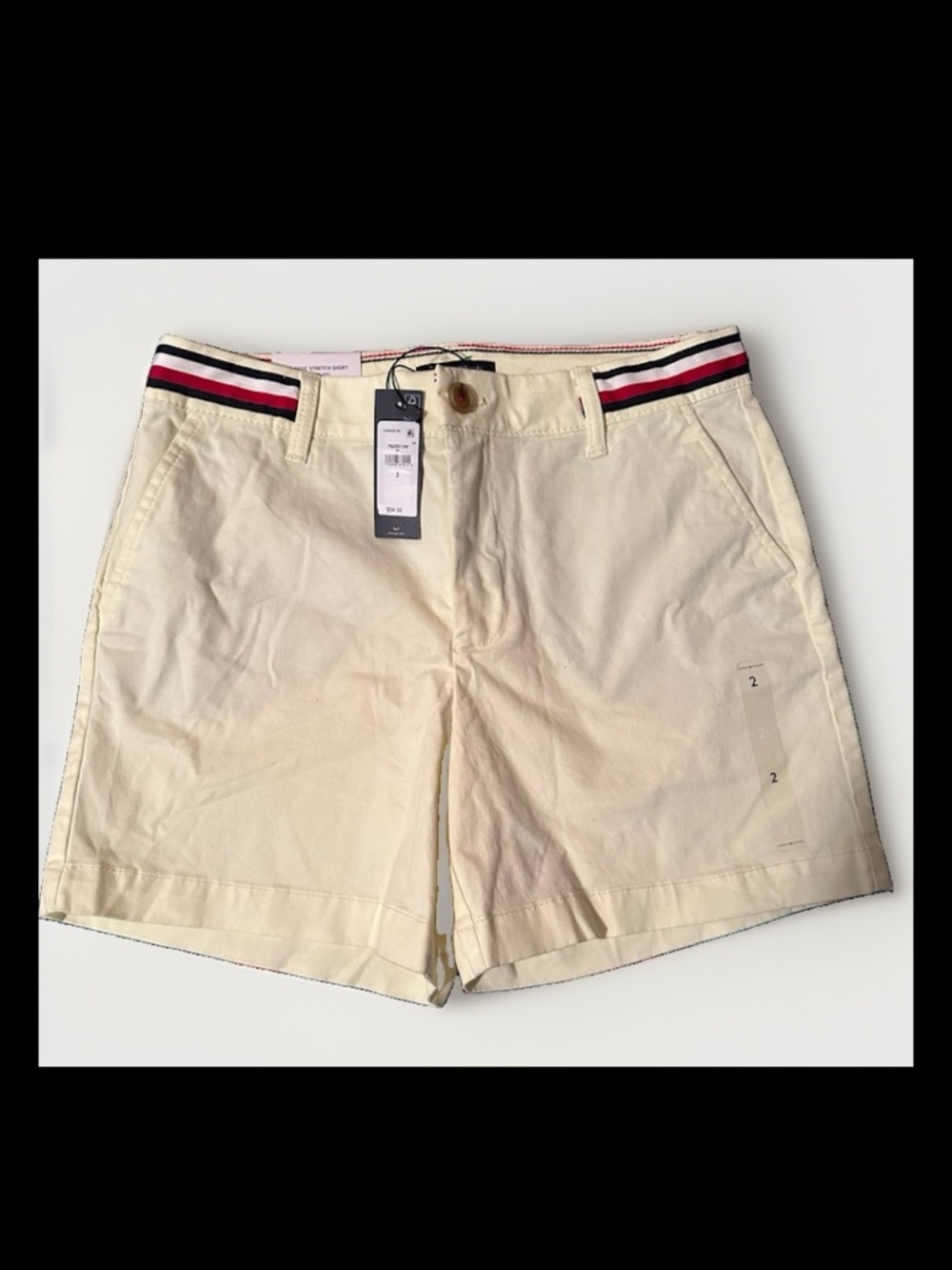 ommy Hilfiger Women's 5" Classic Stretch Shorts NWT 2